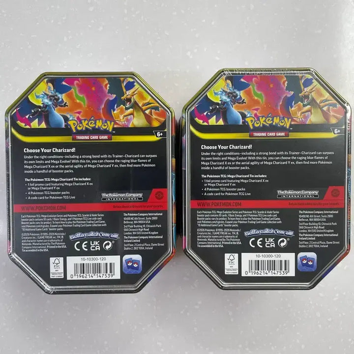 [BUNJANG] Pokemon TCG North America Mega Charizard XY Tin Set (Sealed) / 포켓몬카드 북미: 메가 리지몽 X Y 틴 미개봉