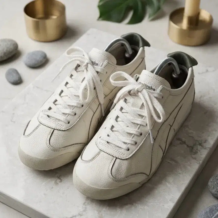 [BUNJANG] Onitsuka Tiger Mexico 66 Sneakers Ivory / 오니츠카타이거 멕시코66 아이보리 스니커즈