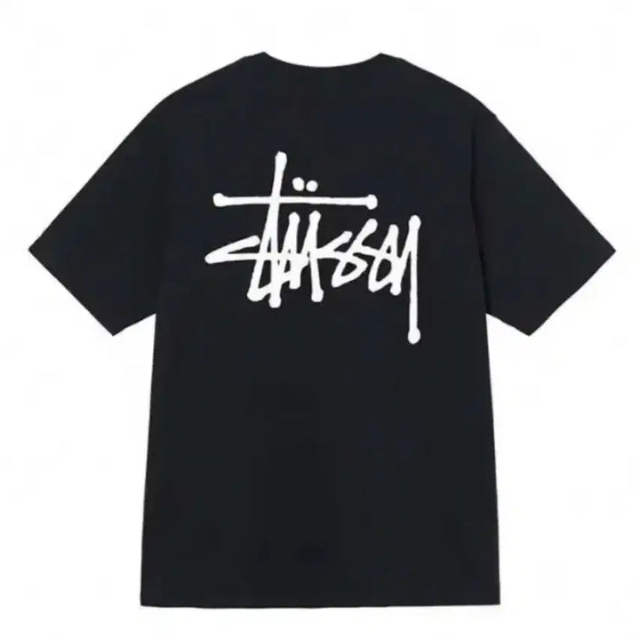 [BUNJANG] Stussy Basic Logo T-Shirt Black / 스투시 기본 로고 블랙 반팔티