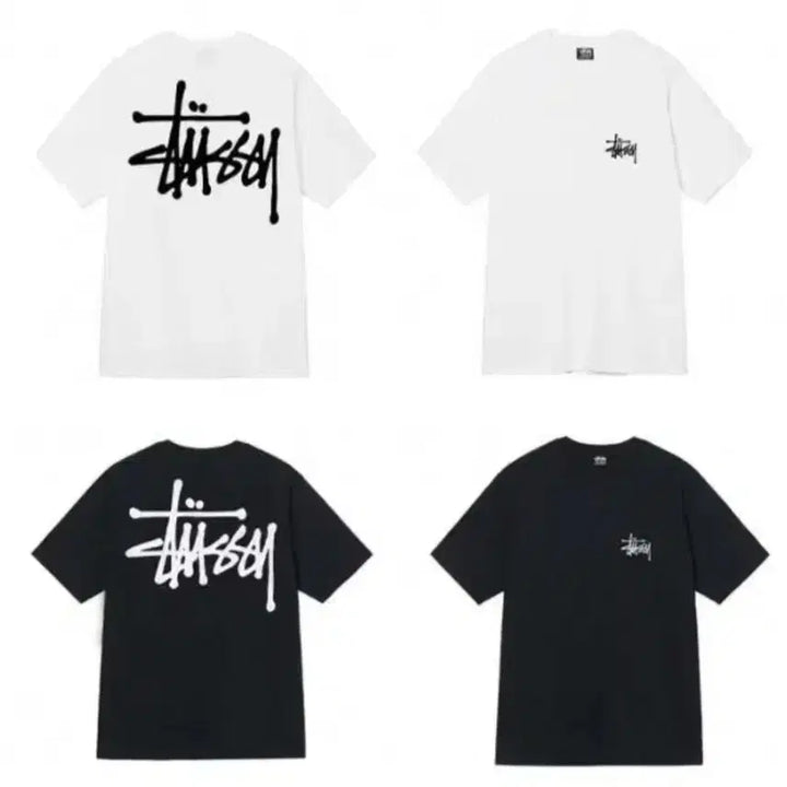 [BUNJANG] Stussy Basic Logo T-Shirt Black / 스투시 기본 로고 블랙 반팔티