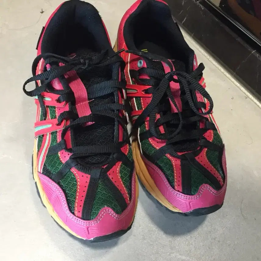 [BUNJANG] ASICS x Andersson Bell GEL-SONOMA 15-50 Bright Rose Evergreen / 아식스 x 앤더슨벨 젤 소노마 15-50 브라이트 로즈 에버그린