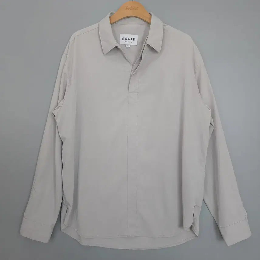 [BUNJANG] Solid Homme Rayon Blend Shirt Grey 105 / 솔리드옴므 Solid Homme 레이온 혼방 셔츠 그레이 105