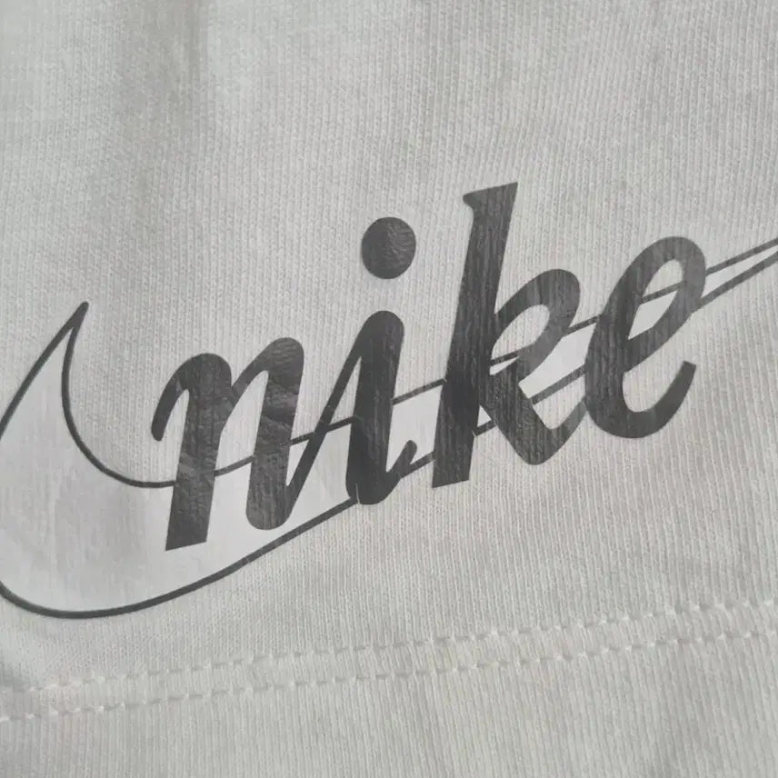 [BUNJANG] Nike Just Do It White Short Sleeve T-Shirt Orange/Black Swoosh / 나이키 저스트두잇 흰색 반팔티 오렌지/블랙 스우시