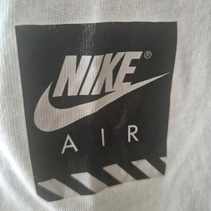 [BUNJANG] Nike Just Do It White Short Sleeve T-Shirt Orange/Black Swoosh / 나이키 저스트두잇 흰색 반팔티 오렌지/블랙 스우시