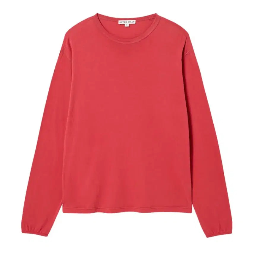 [BUNJANG] After Pray Wool Blended Long Sleeve (Red, M) / 애프터프레이 울 블렌디드 롱 슬리브