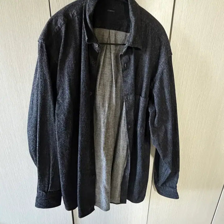 [BUNJANG] Comoli 24AW Denim Shirt Black Ecru / [3] 코모리 24AW 데님 코모리 셔츠 블랙 에크루