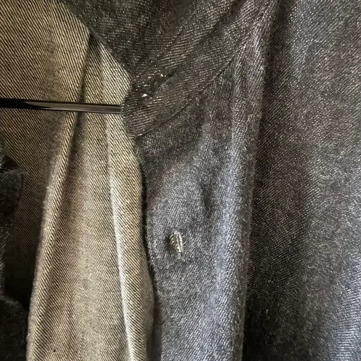 [BUNJANG] Comoli 24AW Denim Shirt Black Ecru / [3] 코모리 24AW 데님 코모리 셔츠 블랙 에크루