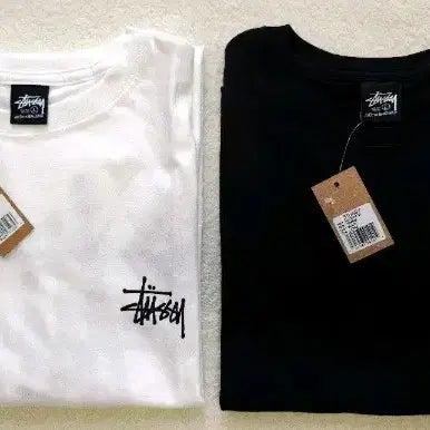 [BUNJANG] Stussy Basic Short Sleeve T-Shirt / 스투시 검정 반팔 티셔츠