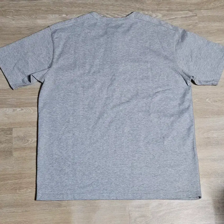 [BUNJANG] Bronson Henry Neck Short Sleeve T-Shirt - Gray, XXL / 브론슨 헨리넥 반팔 그레이 XXL