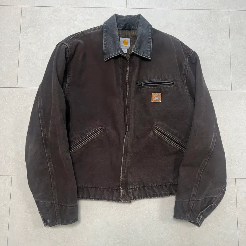 [BUNJANG] Carhartt Detroit J97 Jacket Dark Brown / [L] 칼하트 디트로이트 j97 다크브라운