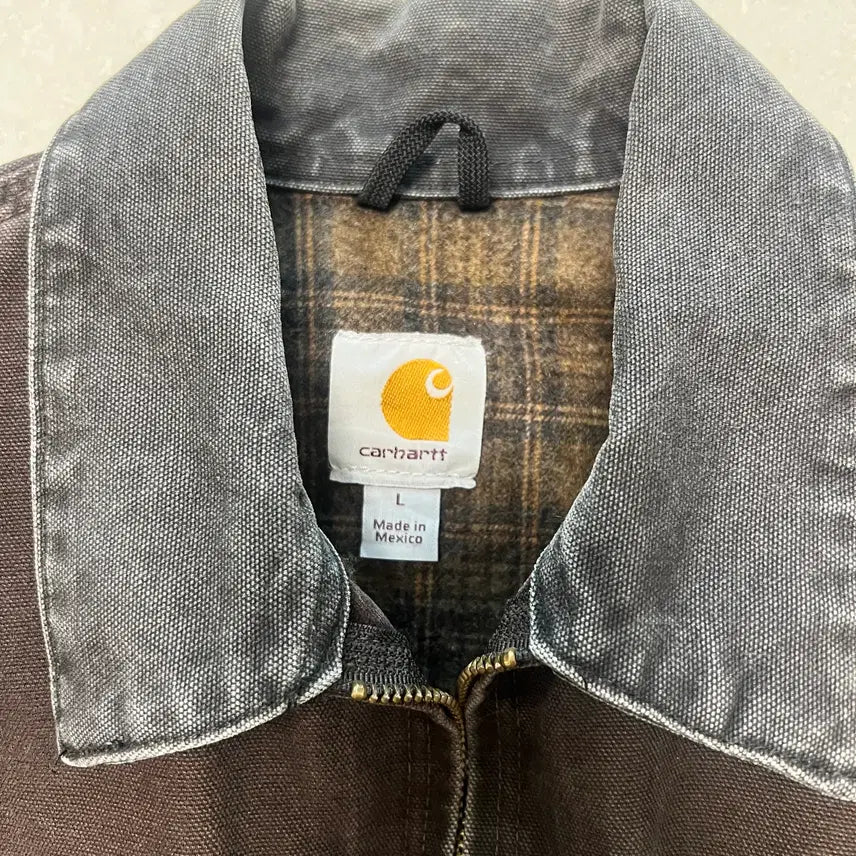 [BUNJANG] Carhartt Detroit J97 Jacket Dark Brown / [L] 칼하트 디트로이트 j97 다크브라운