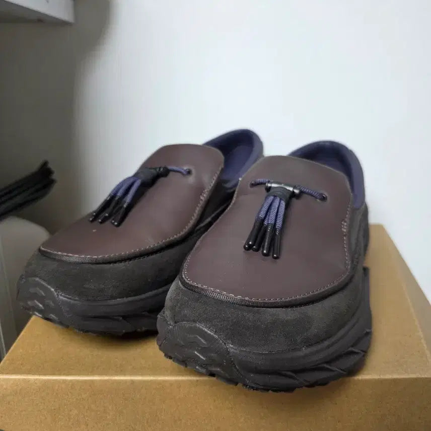 [BUNJANG] Hoka Speed Loafer Walnut Cast Iron Shoes / 호카 스피드 로퍼 월넛 캐스트 아이언 290