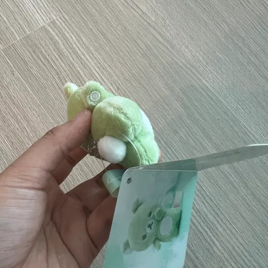 [BUNJANG] Rilakkuma Green Weather Plush / 날씨 리락쿠마 그린 일본 인형