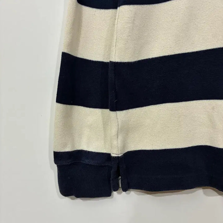 [BUNJANG] Polo Ralph Lauren Striped Half-Zip Pullover / 2610 폴로 단가라 반집업