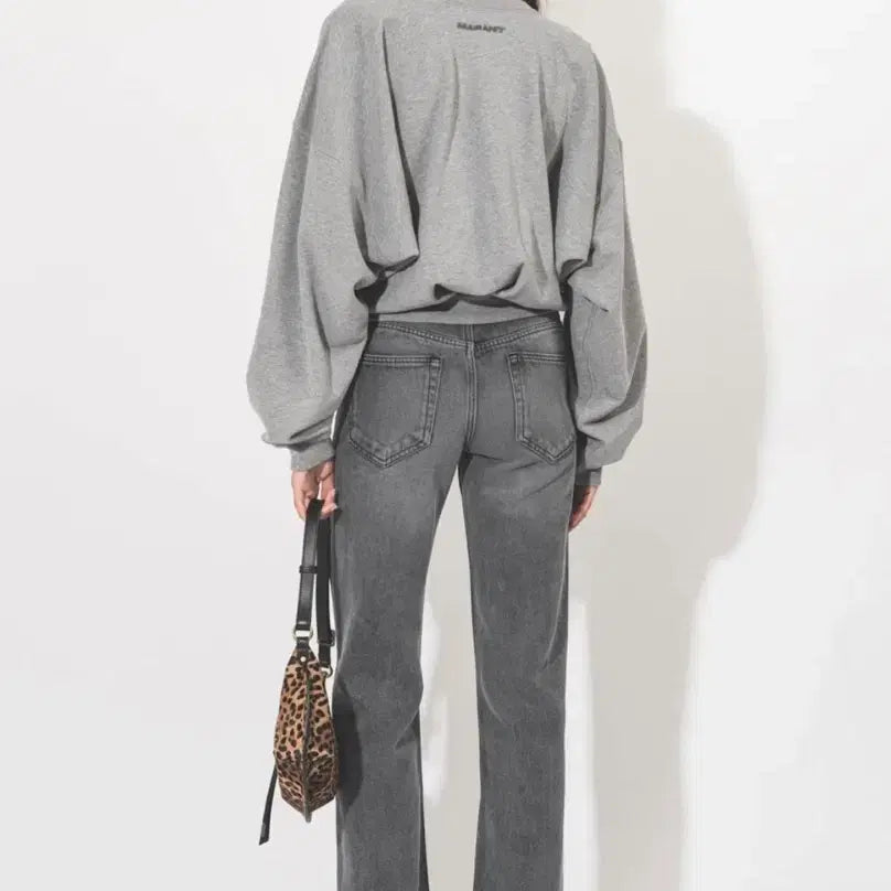 [BUNJANG] Isabel Marant Belvira Bootcut Denim Jeans Grey EU34 / 이자벨마랑 belvira 벨비라 부츠컷 데님 그레이 EU34