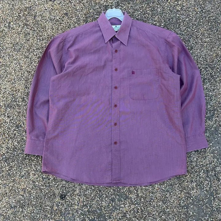 [BUNJANG] Givenchy Purple Oxford Shirt / 지방시 퍼플 옥스퍼드 셔츠