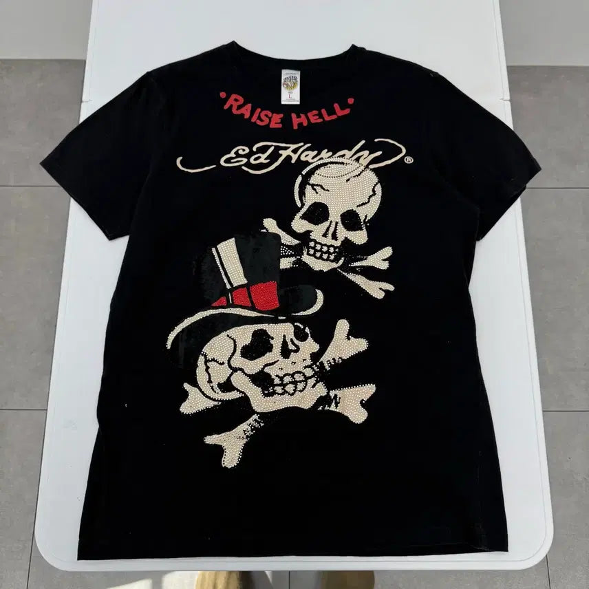 [BUNJANG] Ed Hardy Short Sleeve T-Shirt / 에드하디 반팔