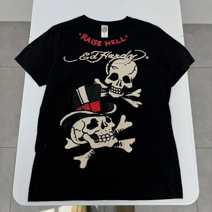 [BUNJANG] Ed Hardy Short Sleeve T-Shirt / 에드하디 반팔