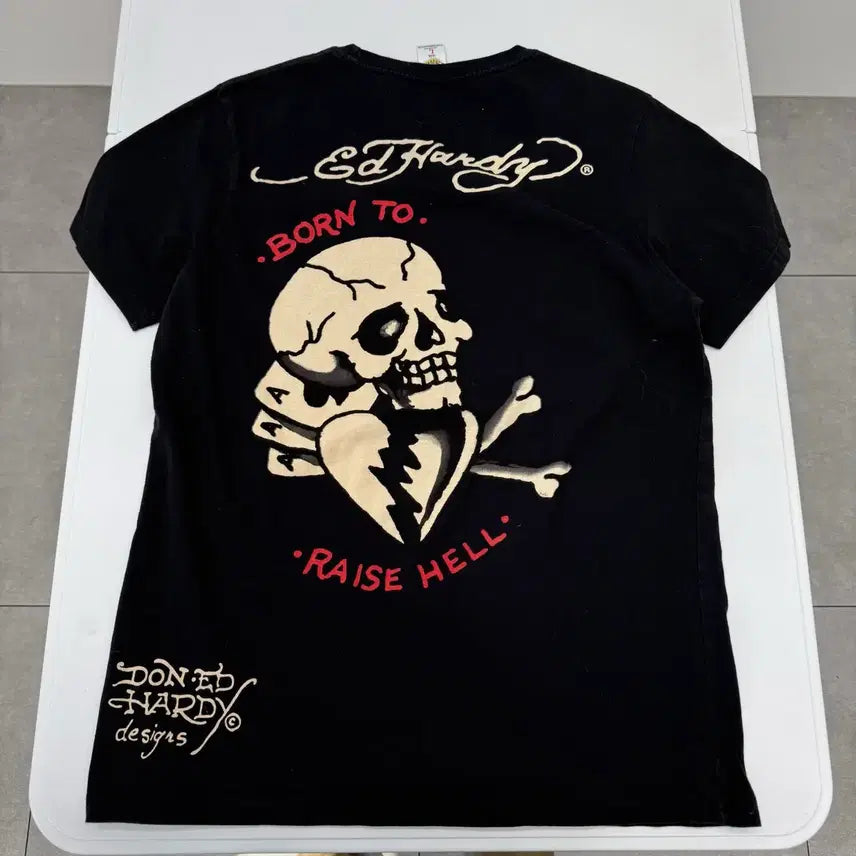 [BUNJANG] Ed Hardy Short Sleeve T-Shirt / 에드하디 반팔