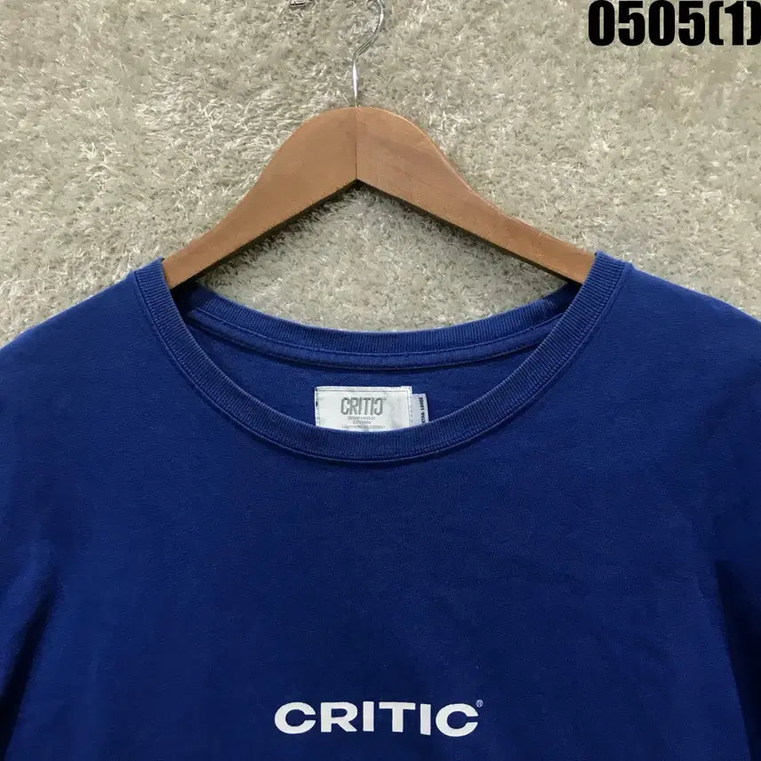 [BUNJANG] Critic Blue Short-Sleeve T-Shirt XL / 크리틱 블루 반팔 티셔츠 XL