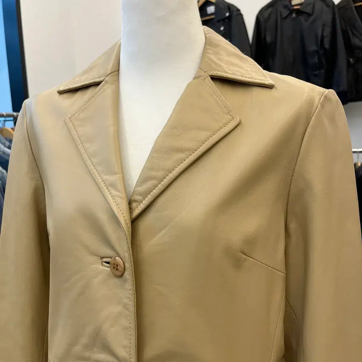 [BUNJANG] Real Leather Sheepskin Coat / 리얼레더 양가죽 코트