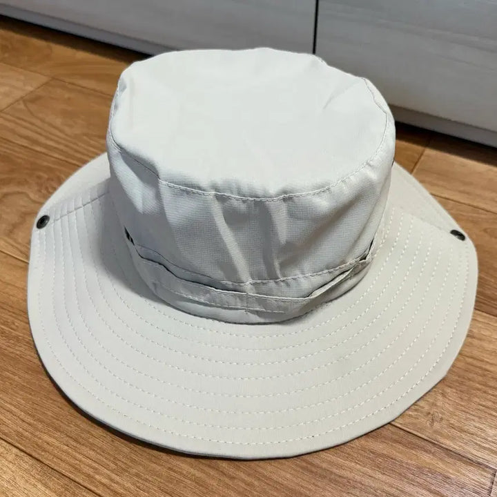 [BUNJANG] Mesh Bucket Hat Beige Unisex / (새상품) 벙거지 버킷햇 메쉬 챙넓은모자 베이지 여성남성남녀공용 농사