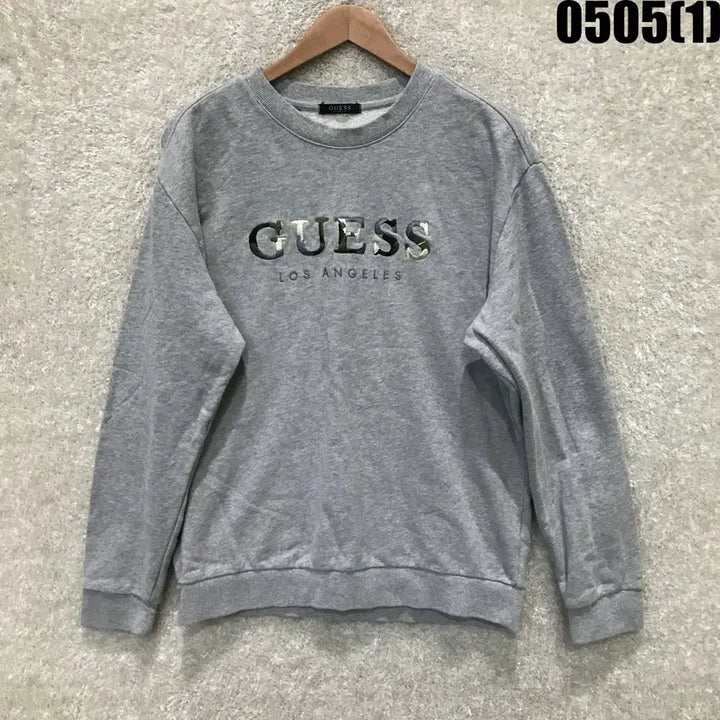 [BUNJANG] Guess Grey Sweatshirt M / 게스 회색 맨투맨 티셔츠 m
