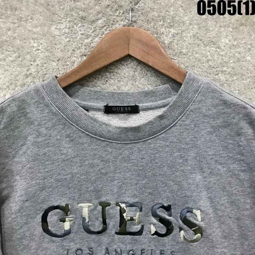 [BUNJANG] Guess Grey Sweatshirt M / 게스 회색 맨투맨 티셔츠 m