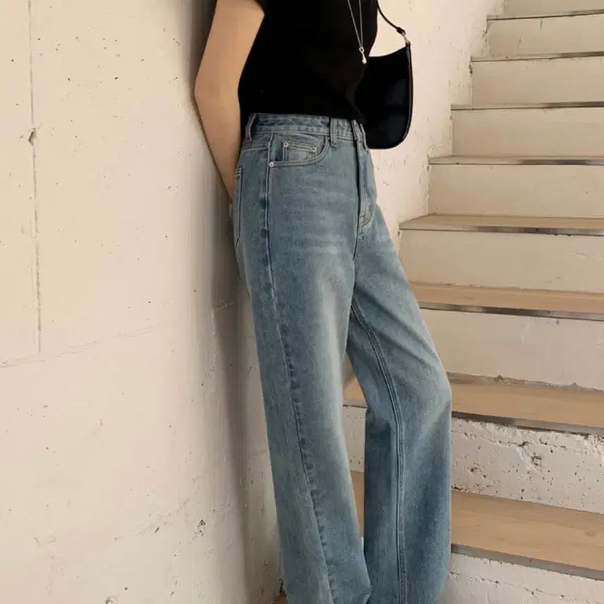 [BUNJANG] Basic Short Sleeve T-Shirt / 베이직 반팔 티셔츠