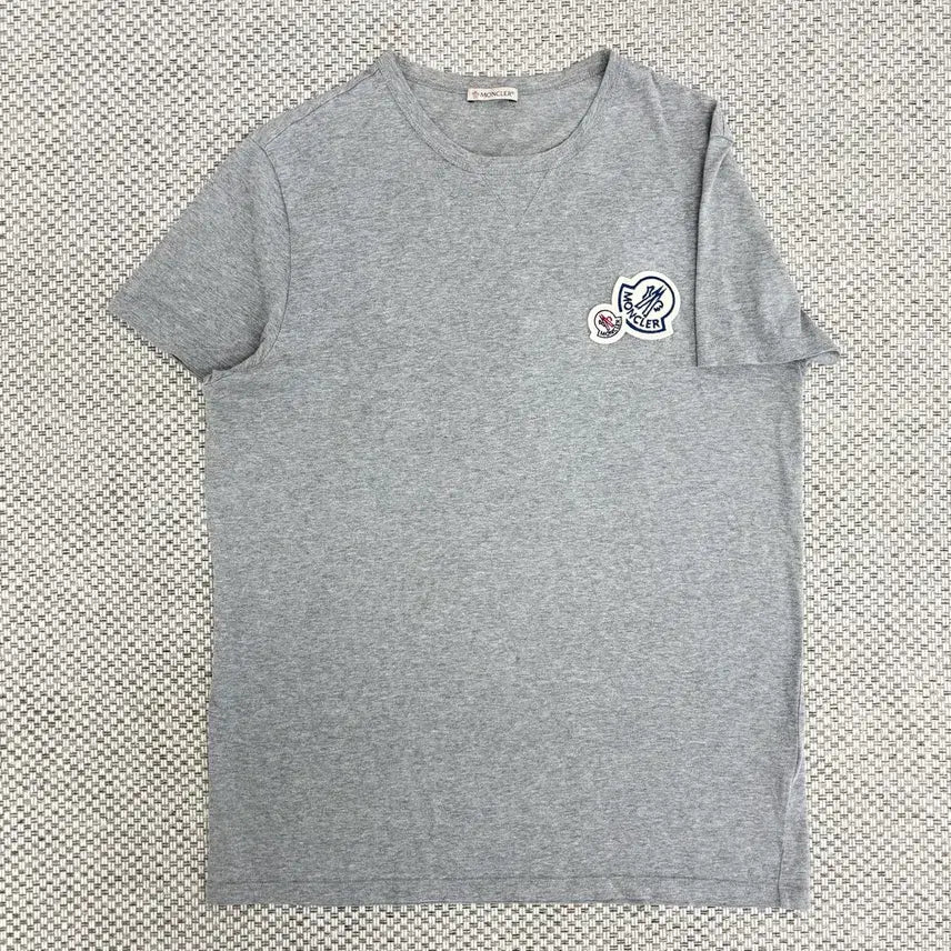 [BUNJANG] Moncler Double Logo T-Shirt / [L]몽클레어 더블와펜 반팔티