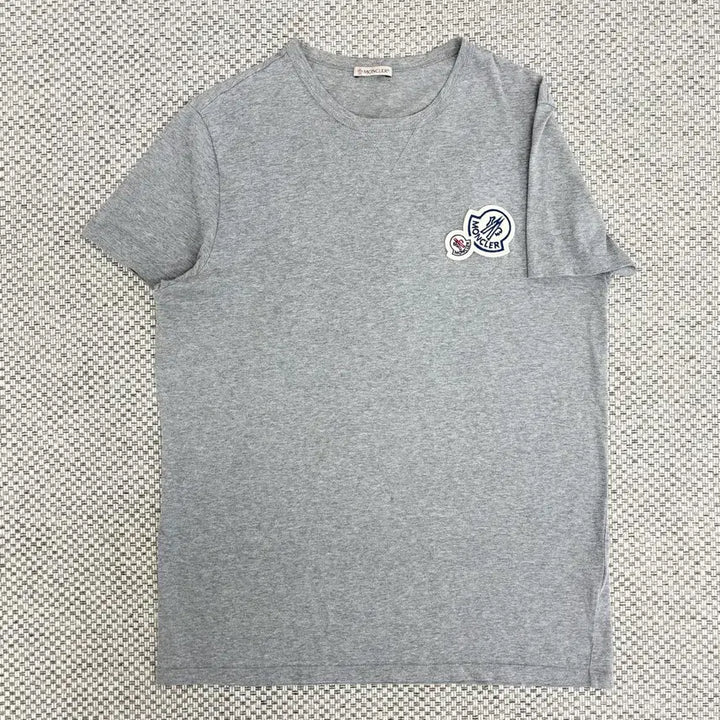 [BUNJANG] Moncler Double Logo T-Shirt / [L]몽클레어 더블와펜 반팔티