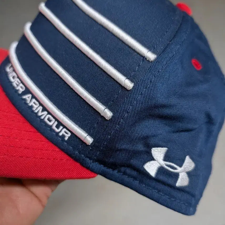 [BUNJANG] Under Armour Stephen Curry Baseball Cap Snapback Navy/Red / 언더아머 네이비/레드 스테판 커리 야구 모자 스냅백