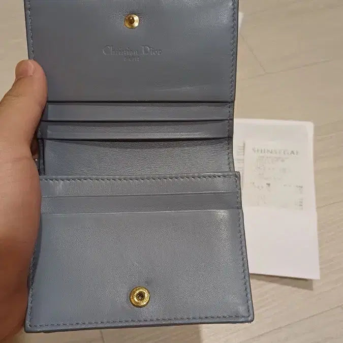 [BUNJANG] Dior Lady Cannage Bifold Wallet / 디올 레이디 까나쥬 반지갑
