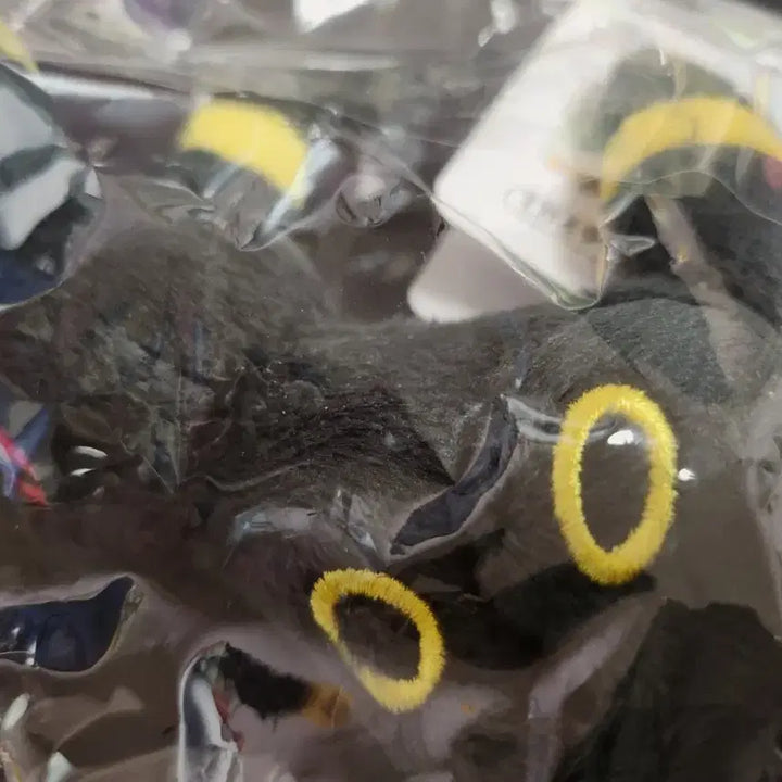 [BUNJANG] Pokémon Umbreon Carabiner Mascot Plush Keychain / 포켓몬스터 블래키 카라비너 마스코트 인형
