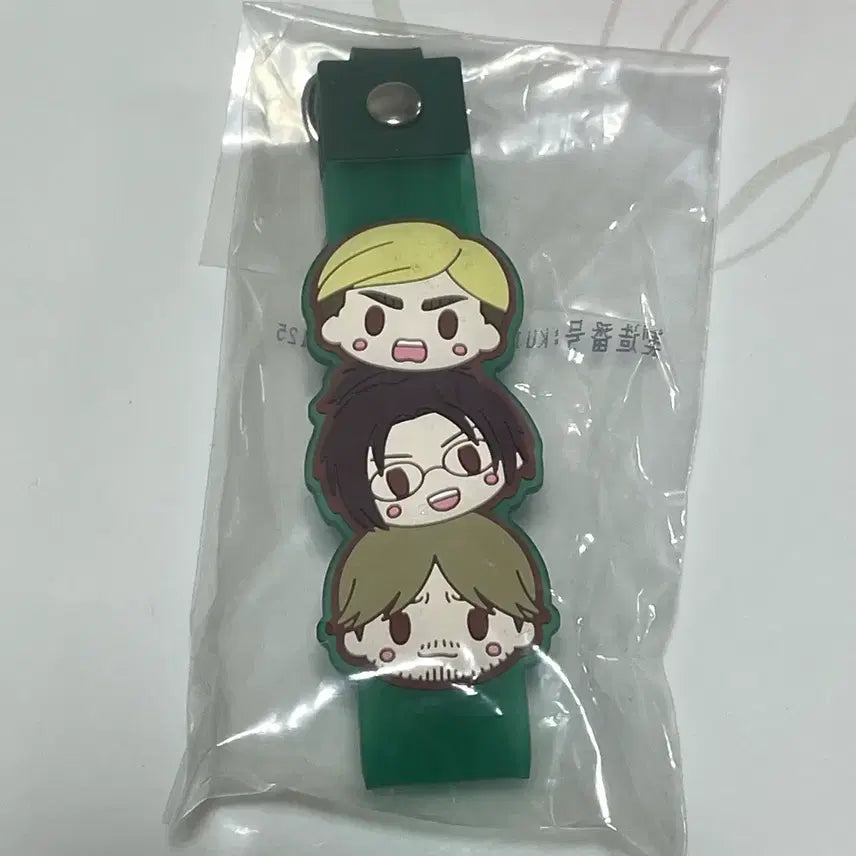 [BUNJANG] Attack on Titan Erwin Smith Hange Zoe Mike Zacharius Keyring (Sealed) / 진격의 거인 쿠지 엘빈 한지 미케 키링 미개봉 양도