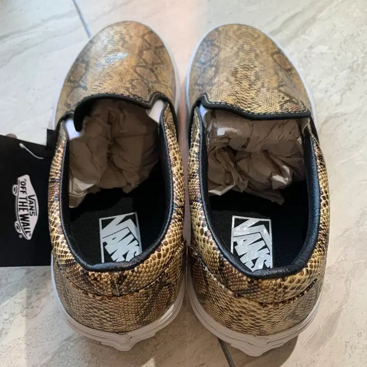 [BUNJANG] Vans Slip-On Snake Skin Pattern Shoes / 반스 슬립온 스네이크 스킨 패턴