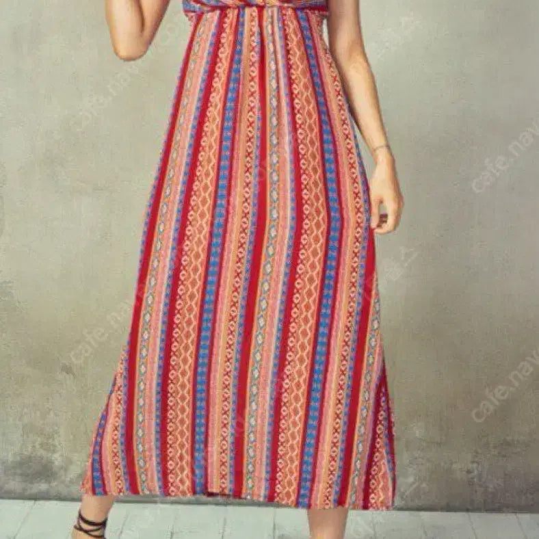 [BUNJANG] Vickybender Ethnic One-Piece Dress / 비키니밴더 에스닉 원피스