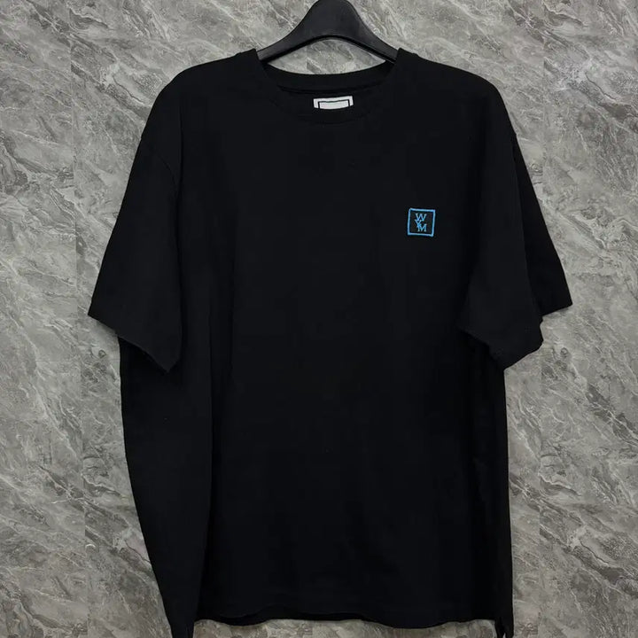 [BUNJANG] Wooyoungmi Back Logo Short Sleeve T-Shirt Black / [48] 우영미 백로고 반팔