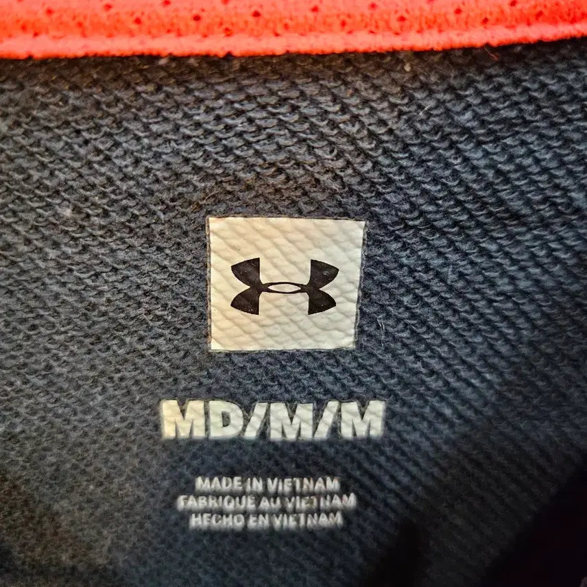 [BUNJANG] Under Armour Navy Hoodie (Size M) / <만원빈티지>언더아머 후드티 네이비색