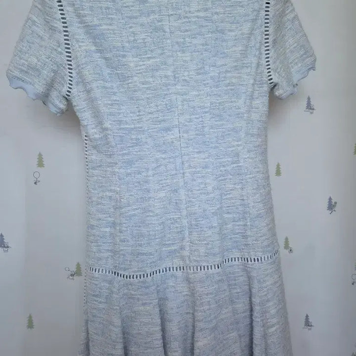 [BUNJANG] Jill by Jill Stuart Blue Punching Short Sleeve Dress / 질바이질스튜어트 JILL by JLLSTUART 하늘색 반팔 원피스