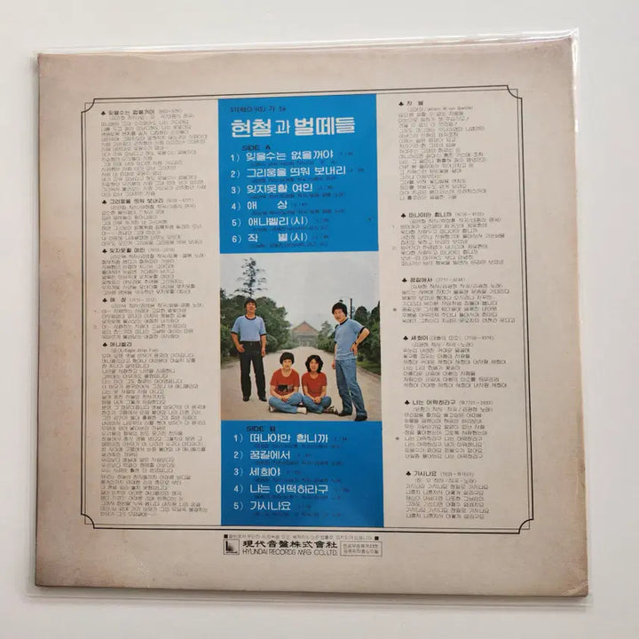 [BUNJANG] Hyun Chul &amp; The Swarm LP / 현철과 벌떼들 LP / NM