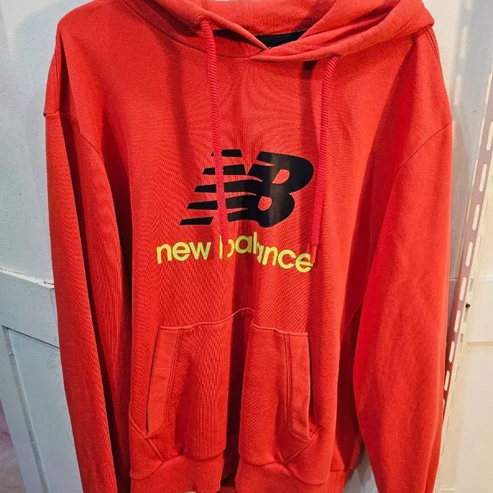[BUNJANG] New Balance Red Hoodie XL / <만원빈티지>뉴발란스 레드 후드티