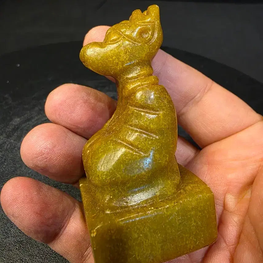 [BUNJANG] Yellow Jade Deer Seal / 황옥 사슴옥쇄
