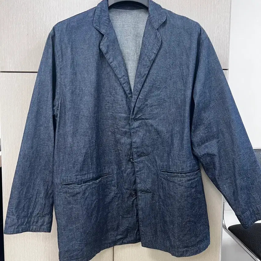 [BUNJANG] Porter Classic Classic Denim Wide Jacket L Size / 포터클래식 클래식 데님 와이드 자켓 L사이즈