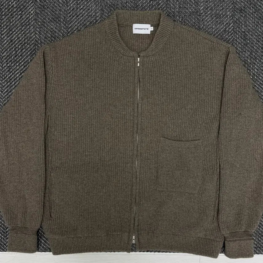 [BUNJANG] Espionage Miller Zip-Up Knit / 에스피오나지 밀러 집업니트