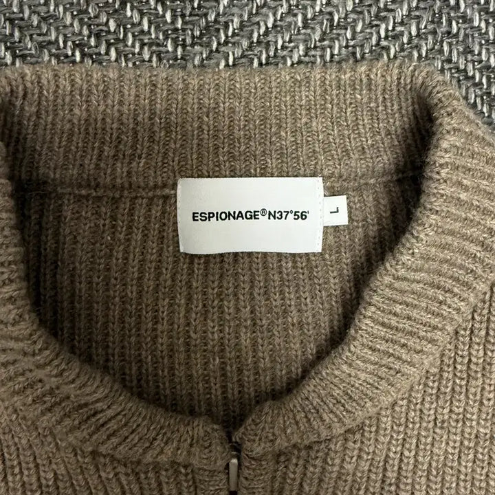 [BUNJANG] Espionage Miller Zip-Up Knit / 에스피오나지 밀러 집업니트