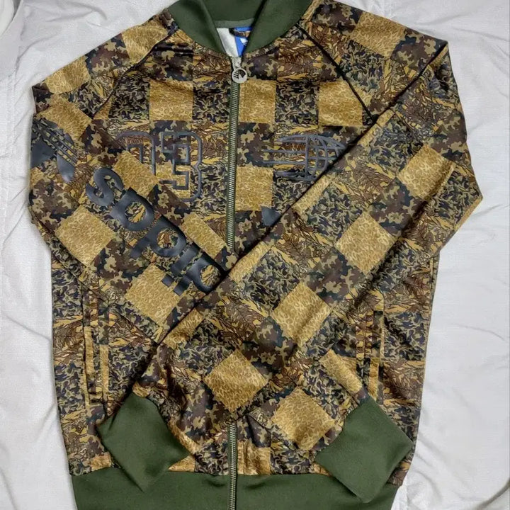 [BUNJANG] Adidas Superstar Camo Check Track Top Jersey Zip-up Size 90 / 아디다스 카모체크 슈퍼스타트랙탑져지집업90사이즈