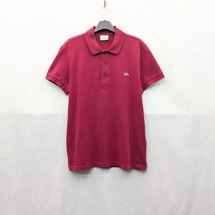 [BUNJANG] Lacoste Red Short Sleeve Polo T-Shirt Size M / 라코스테 반팔 폴로티 레드