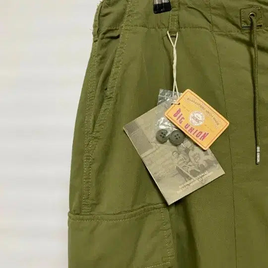 [BUNJANG] Big Union Heritage Jungle Pants Olive L/32 New / 빅유니온 헤리티지 정글 팬츠 올리브 L/82사이즈 새상품