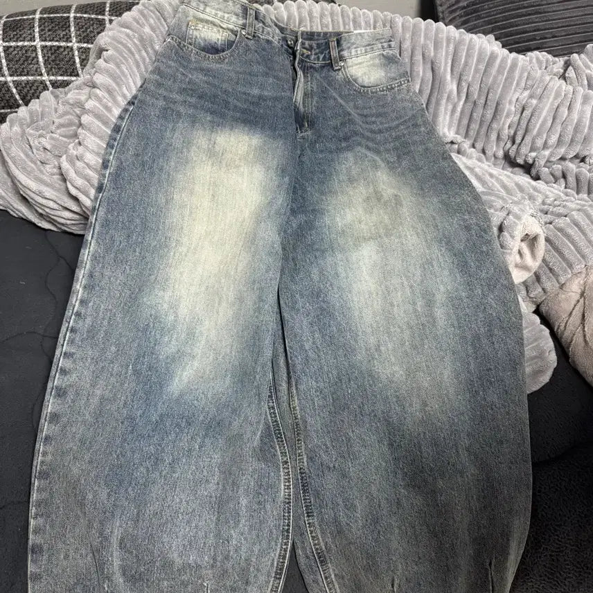 [BUNJANG] INTEMPO MOOD Lazy Boy Denim Jeans (Size M) / [M] 인템포무드 레이지보이 데님